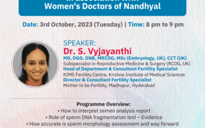 Virtual CME Program on Male Factor Infertility in association with Women’s Doctors of Nandhyal