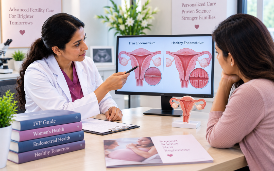 Thin Endometrium During IVF: What Endometrial Thickness Means Before Embryo Transfer